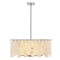 Z-Lite Viviana Chandelier, 9-Light, 26 In.W x 12 In.H, Polished Nickel/Alabaster 345P26-PN - alternate 2